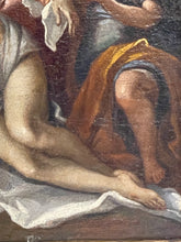Carica l'immagine nel visualizzatore di Gallery, Dipinto antico, olio su tavola, Deposizione, XVIII secolo