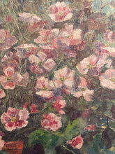 Carica l'immagine nel visualizzatore di Gallery, Dipinto antico, olio su tela, Vaso di fiori, Bice Ajroldi, 1920