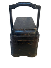 Carica l'immagine nel visualizzatore di Gallery, Scatola da pranzo in legno, decorata a mano, Cina, XIX secolo