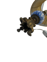 Carica l'immagine nel visualizzatore di Gallery, Coppia di abat-jour XX secolo, ceramica e bronzo