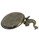 Carica l'immagine nel visualizzatore di Gallery, Sottobottiglia in silver plate, XX secolo, con elegante manico stilizzato