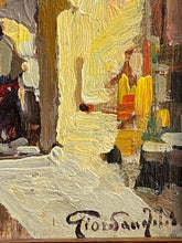 Carica l'immagine nel visualizzatore di Gallery, Dipinto olio su tavoletta, Borgo di Napoli, Giordano Felice