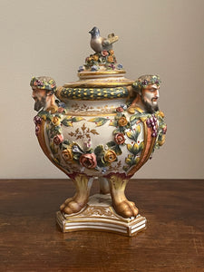 Potiche in ceramica, epoca XIX secolo