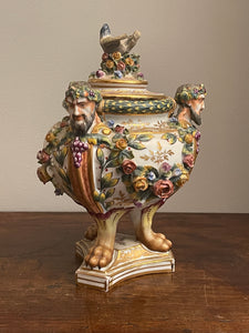 Potiche in ceramica, epoca XIX secolo