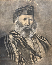 Carica l&#39;immagine nel visualizzatore di Gallery, Carboncino su cartone, XIX secolo, Giuseppe Garibaldi

