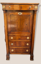 Carica l&#39;immagine nel visualizzatore di Gallery, Mobile secretaire antico con ribalta, epoca 1800, stile Impero
