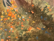 Carica l&#39;immagine nel visualizzatore di Gallery, Dipinto olio su tela, firmato De Carlis, scena campestre, XX secolo
